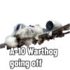 167 A-10 Warthog going off