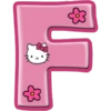 Letras Coquette Hello Kitty🎀🌸 6