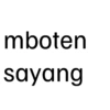mboten sayang