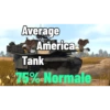 Average America Tank ла 75% Normale
