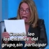 Cuando leo los chismes del grupo,sin participar