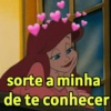 sorte a minha de te conhecer