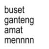 Stiker bucin  16