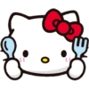 Emojis Hello Kitty 😻💙❤️🎀 21