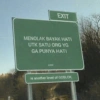 EXIT
MENOLAK BAYAK HATI
UTK SATU ORG YG
GA PUNYA HATI
KODE
is another level of GOBLOK.