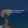 TUS OJOS TIENEN UN BRILLO TAN LINDO COMO EL DE LAS ESTRELLAS.