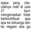 Kata kata hari ini 13