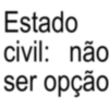 Estado civil: não ser opção