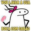 VOU LAVAR A SUA 招 BOCA COM SABÃO