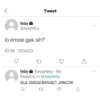 feby →
@ayayfeby
lo emosi gak sih?
07.38 12/04/22
27
Tweet
feby @ayayfeby.16s
Replying to @ayayfeby
GUE EMOSI BANGET JANCOK
12
>