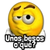Unos besos bęşos o qué?