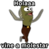Holaaa vine a molestar