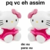 Memes da Hello Kitty 🎀 17