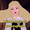 minha cara de preocupada