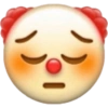 Badut emoji iphone 9