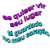 Se quiser vir Seu lugar ta guardado meu coração no