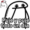 B
@paraguayita_01
Pujé y puje
todo un día