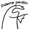 Pídeme perdón