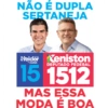 NÃO É DUPLA SERTANEJA Helder Keniston HANA DEPUTADO FEDERAL 15 1512 MAS ESSA MODA É BOA