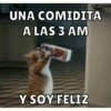 UNA COMIDITA
A LAS 3 AM
Y SOY FELIZ