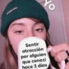 of
Sentir
atracción
por alguien
que conocí
hace 3 días