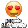 No puedo
dejar de verte