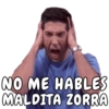 NO ME HABLES
MALDITA ZORRA