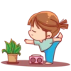 Girl Stickers #1 9