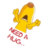 NEED A
HUG..