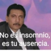 No es insomnio,
es tu ausencia.
