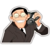 Stickers Asistente (Yes man) 8