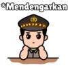 *Mendengarkan
>>