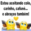 Estou aceitando colo,
carinho, cafuné...
e abraços também!
Love of
Flowers