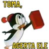 TOMA,
ACERTA ELE