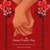 Happy Promise Day I will be with you until the sun falls from the sky