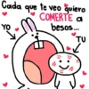 Cada que te veo quiero COMERTE a besos... YO TU ✓