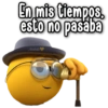 En mis tiempos.
esto no pasaba