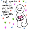 Así quedo cuando me dices cosas bonitas <3 < ww