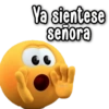Ya sientese
señora