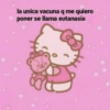 la unica vacuna q me quiero poner se llama eutanasia
