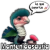 La que soporte monique stickers Mantenidasauria