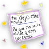 herica te dejo dejo esta notita Pa que no se te olvide q eres INCREIBLE 2