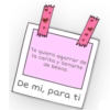 Te quiero agarrar de la carita y llenarte de besos. De mi, para ti