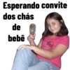 Esperando convite dos chás de bebê