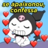 se apaixonou,
confessa
