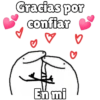 Gracias por confiar En mi