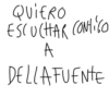 QUIERO ESCUCHAR CONTIGO A DELLA FUENTE