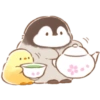 Pollito y pingüino 12