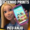 EU TENHO PRINTS Pape, ich gah aut me Party Apert Wist da West de wagen Wedd 12235 Whare ZUM TEUFEL Typo a message MEU ANJO