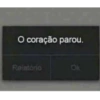 O coração parou. Relatório Ok